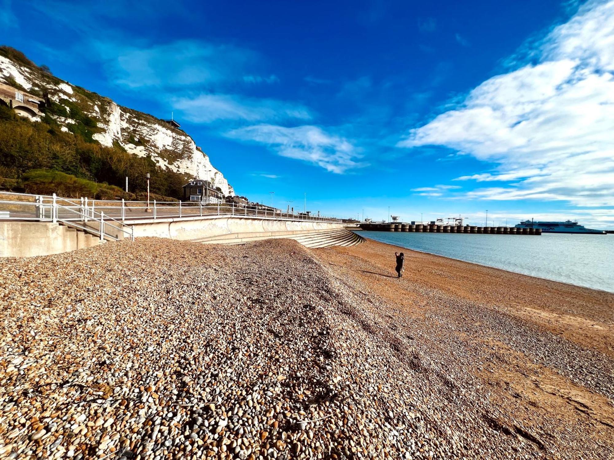 Flat 4 Marine Parade House, 1 East Cliff- Next To Dover Port, White Cliffs, Beach, Castle Zewnętrze zdjęcie